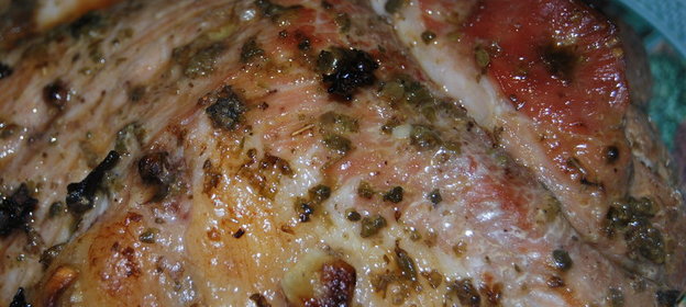 морской язык под сырной корочкой