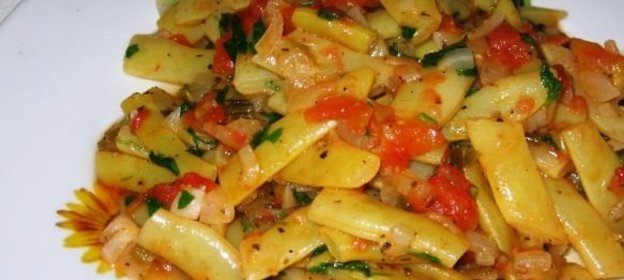 Лобио из стручковой фасоли