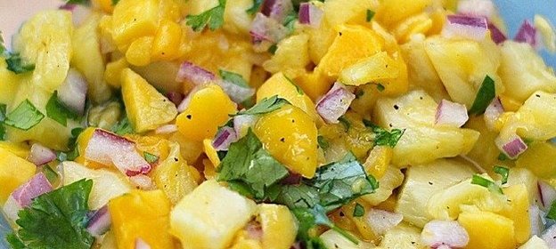 Сальса из ананаса и манго