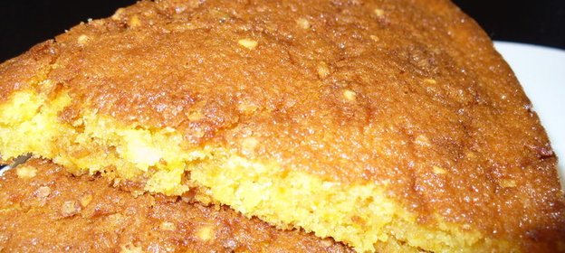 Тонкий морковный кекс с орешками