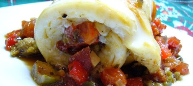 Средиземноморские рыбные рулетики