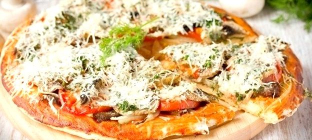 Пицца с утиной грудкой