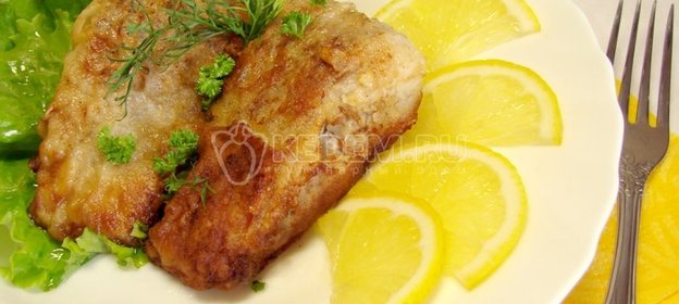 Жареная щука