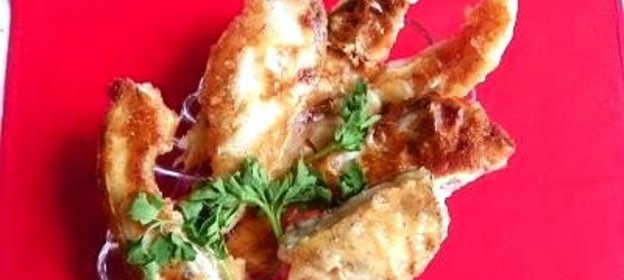 Жареная морская рыба