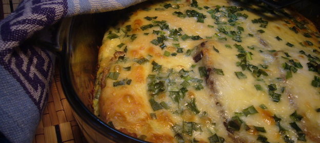 Сыыырная страта из чёрного и бородинского хлеба