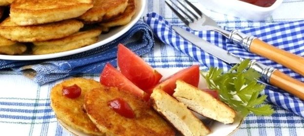 Картофельно-куриные оладьи