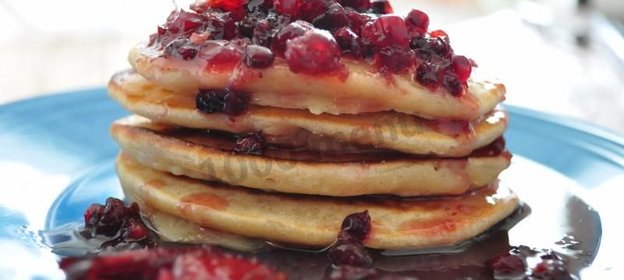 Оладьи на кефире с корицей