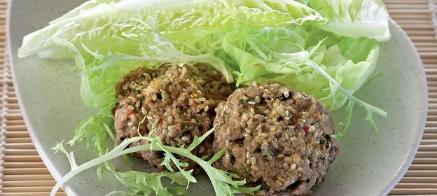 Гамбургер в азиатском стиле