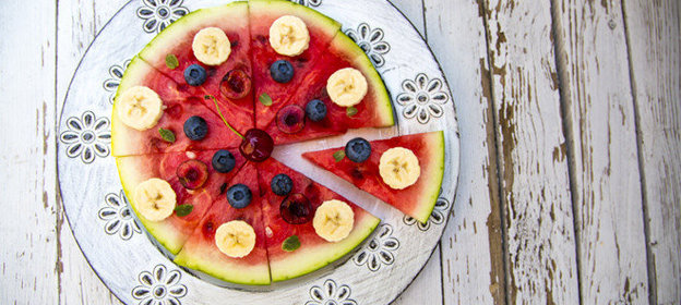 Арбузная «пицца»