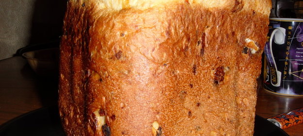 хлеб с сыром , колбасой и розмарином для ХП