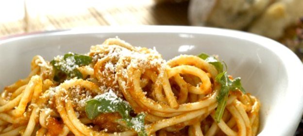 Паста с рукколой и анчоусами