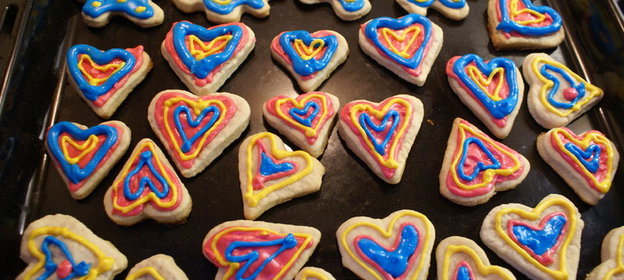 Песочное печенье с royal icing :S