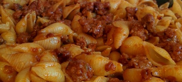 Макароны по‑флотски