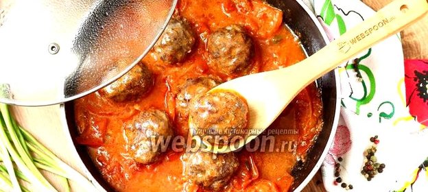 Тефтели в томатно-апельсиновом соусе
