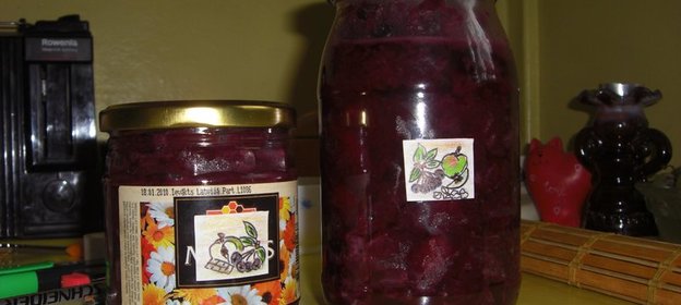 Варенье яблочное с аронией и белым шоколадом