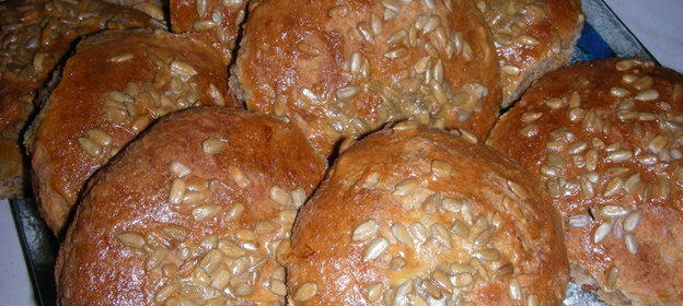 Овсяные булочки с семечками