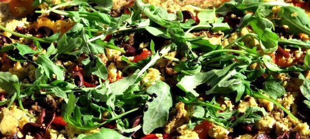 Пицца с баклажанами