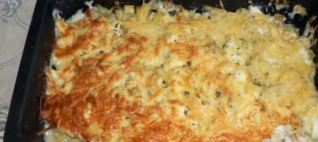Запеканка из курицы и картофеля