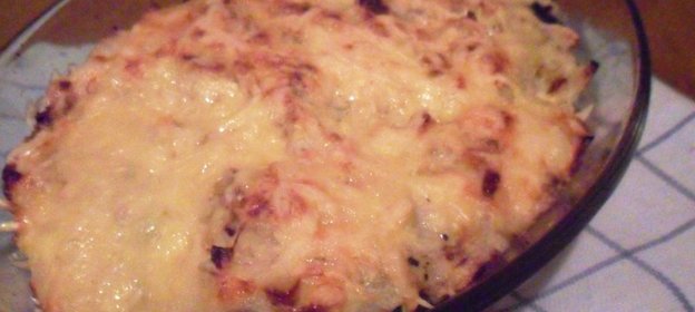 Картофельная запеканка с тунцом