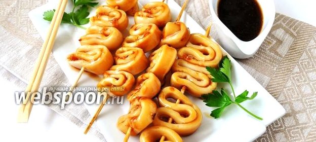 Кальмары в соусе терияки