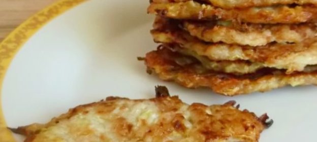 Оладьи из кабачков простые