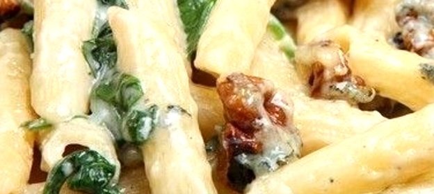 Паста с грибами и курицей