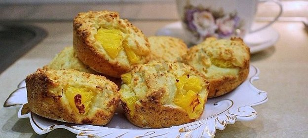 Кексы творожные с апельсином