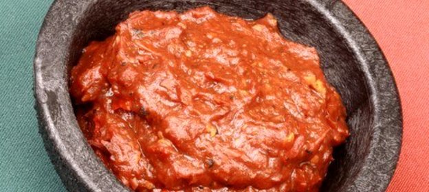 Острый томатный соус с перцами хабанеро