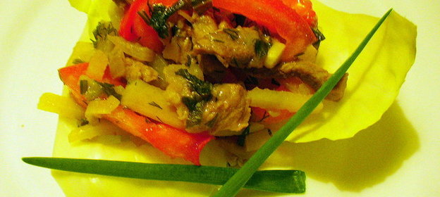 Вкусненький салатик