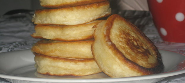 Пышные оладьи на кефире