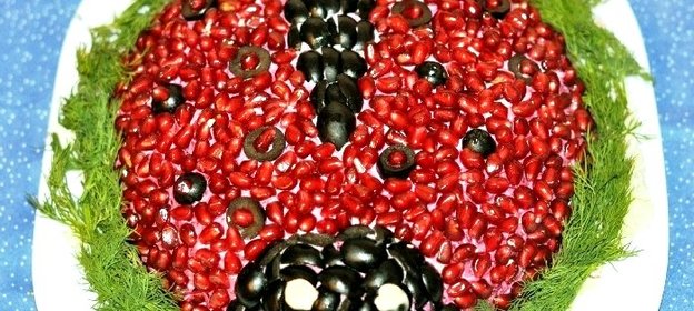 Салат Божья коровка