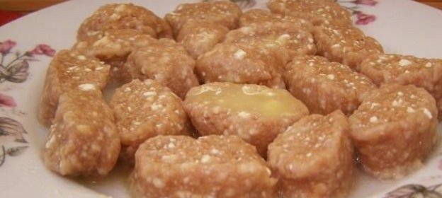 Ленивые вареники с какао