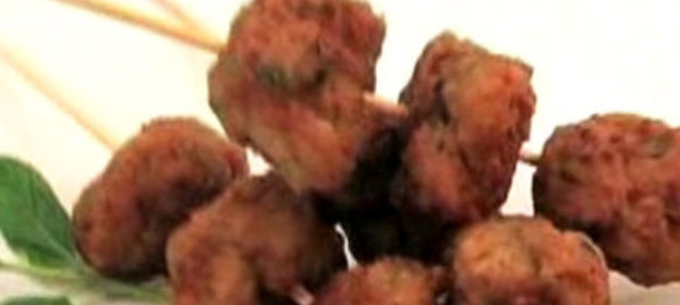 Оладьи из пшеничных сухарей