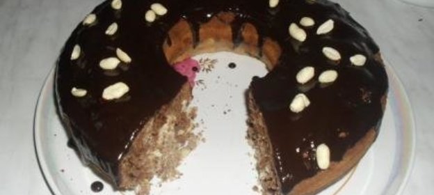 Мраморный кекс на скорую руку