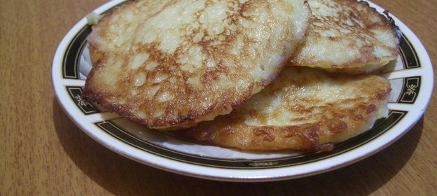 Оладьи из кабачков (вариант)