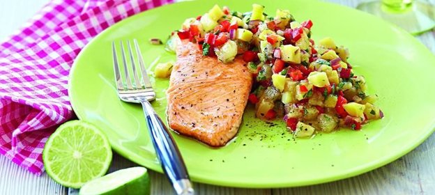 Сальса из манго и ананаса