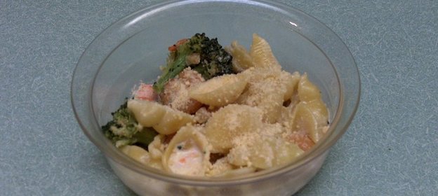 Паста с лососем