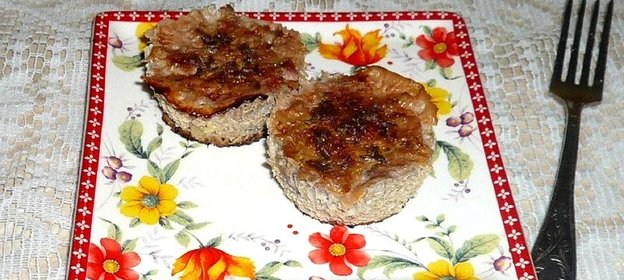 Мясные кексы с тмином