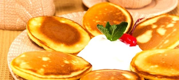 Кукурузные оладьи