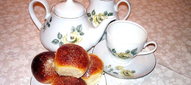 Булочки малышки с карамелькой