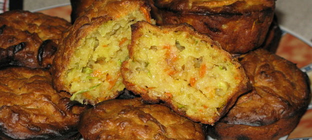 овсяные кексы с овощами