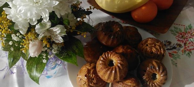 Кексы из ржаной муки