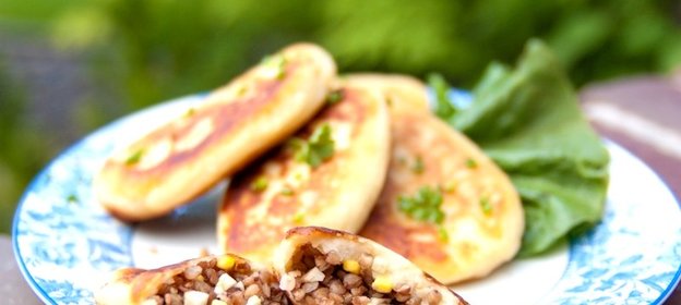 Фаршированные картофельные оладьи