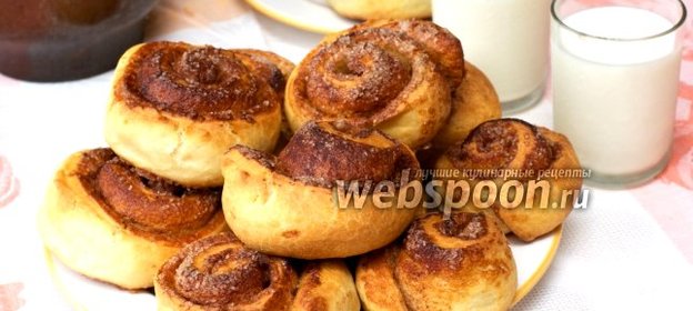 Булочки с корицей и сахаром