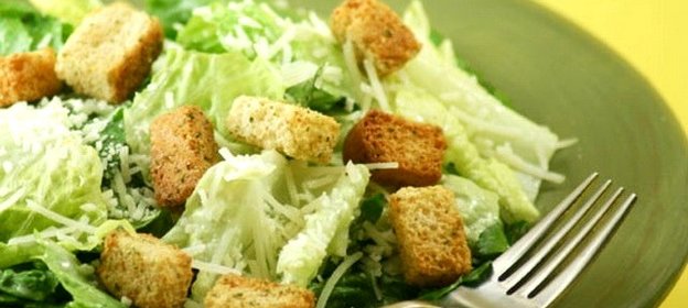 Салат Цезарь с капустой