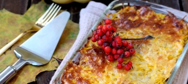 Тыквенная запеканка с мясным фаршем. Тест-драйв с Окраиной