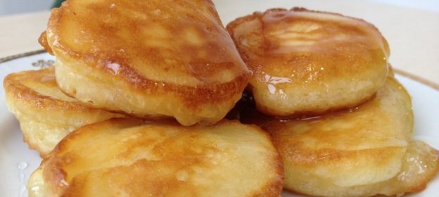 Оладьи на простокваше без дрожжей