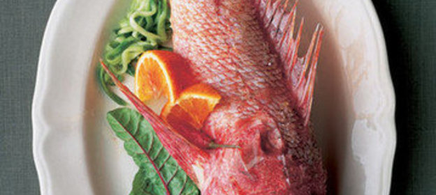 Морской ерш в бульоне