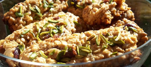 Печенье из овсянки с семечками и имбирём !!!!