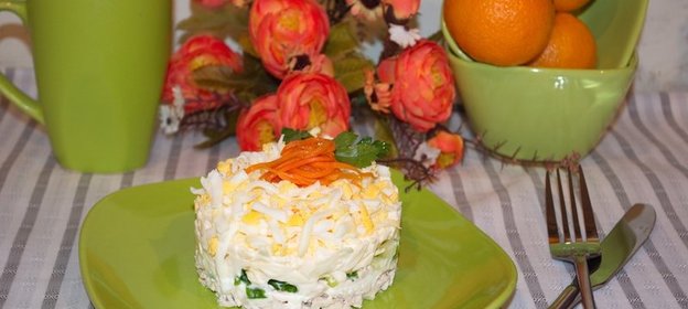 Салат Мужские слезы с курицей